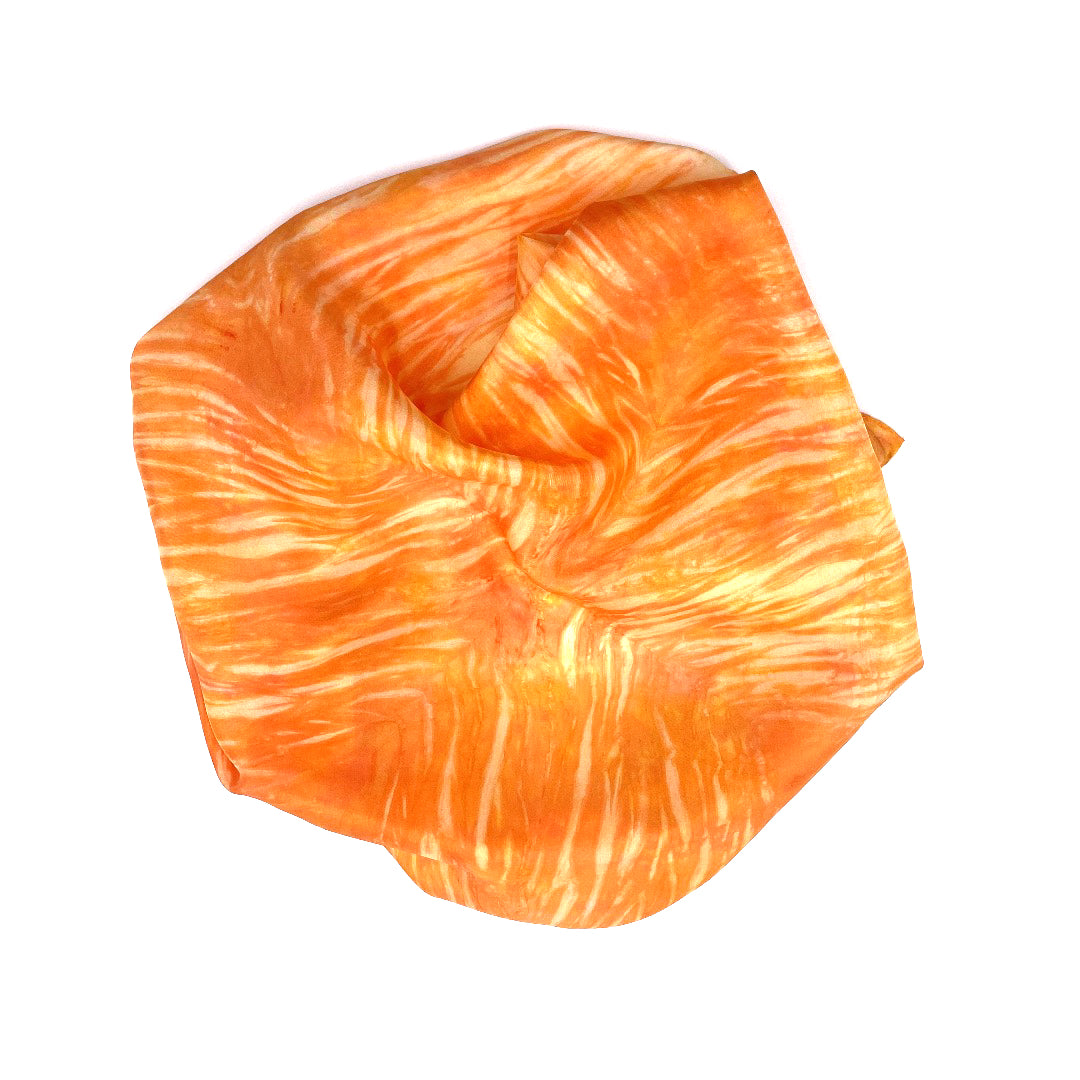 Orange Sunshine Striped Bandana for Men or Women - Makes a